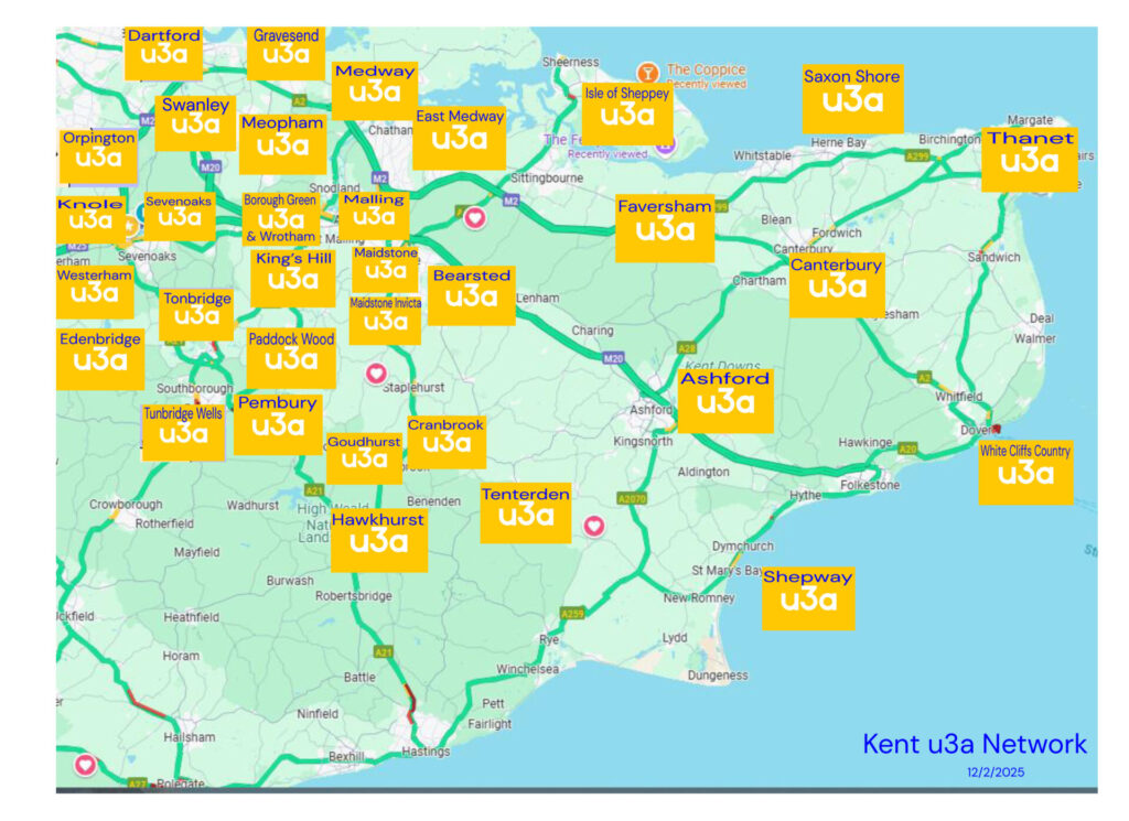 Find A U3a Kent Network